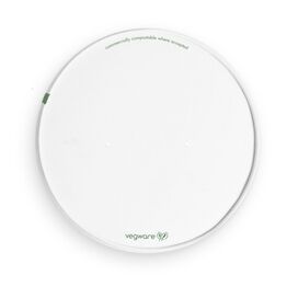 Vegware 185-Series PLA-Lined Paper Lid Bon appetit