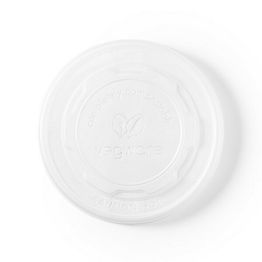 Vegware VLID115S 115-Series Flat PLA Hot Lid alternative