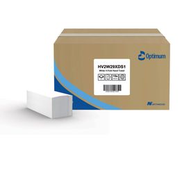 2ply V-Fold White Paper Hand Towels