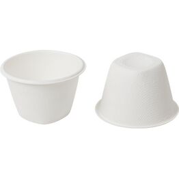 2oz Bagasse Sauce Container