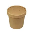 Paper Soup Cup &amp; Lid 12oz Kraft Combi-pack additional 2