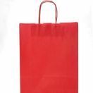 Red MediumTwist Handle Paper Carrier Bags 32cm x 41cm x 12cm additional 1