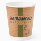 Custom Print 12oz Double Wall Compostable Paper Kraft Cup additional 1