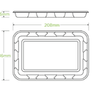Bio Cane Produce Trays Natural 8" x 5" additional 2
