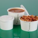 8oz White Biodegradable Soup Containers additional 3