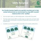 Bulkysoft 40cm 3ply White Napkins 8 fold (Redifold) additional 2