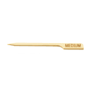 Medium Steak Marker 3.5" Bamboo Paddle Picks additional 1