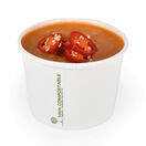 16oz White Biodegradable Soup Containers additional 1