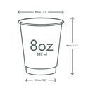 Vegware Christmas Double Wall Hot Cup 79-Series 8oz additional 5