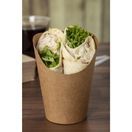 Colpac 10434 Recyclable Kraft Tortilla Wrap Scoops additional 6