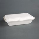 Fiesta Compostable Bagasse Hinged Food Containers 248mm additional 1