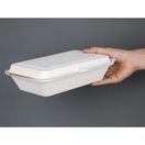 Fiesta Compostable Bagasse Hinged Food Containers 248mm additional 4