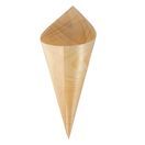 Fiesta Compostable Wooden Canape Cones 75mm additional 1