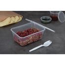 Fiesta Recyclable Plastic Microwavable Containers with Lid Large 1000ml additional 5