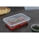Fiesta Recyclable Plastic Microwavable Containers with Lid Medium 650ml additional 5