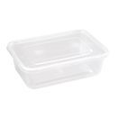 Fiesta Recyclable Plastic Microwavable Containers with Lid Medium 650ml additional 7
