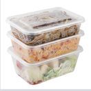 Fiesta Recyclable Plastic Microwavable Containers with Lid Medium 650ml additional 9