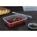 Fiesta Recyclable Plastic Microwavable Containers with Lid Medium 650ml additional 4