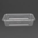 Fiesta Recyclable Plastic Microwavable Containers with Lid Small 500ml additional 2