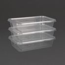 Fiesta Recyclable Plastic Microwavable Containers with Lid Small 500ml additional 4