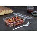 Fiesta Recyclable Plastic Microwavable Containers with Lid Small 500ml additional 6