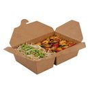 Colpac 10004 Two Compartment Recyclable Food Container Large 510/920ml additional 2