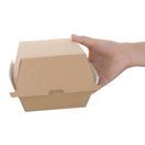 Fiesta Compostable Kraft Burger Boxes Large 112mm additional 3