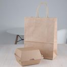 Fiesta Compostable Kraft Burger Boxes Small 105mm additional 5