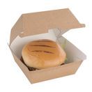 Fiesta Compostable Kraft Burger Boxes Small 105mm additional 6