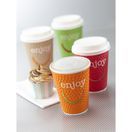 Huhtamaki Enjoy Double Wall Disposable Hot Cups 225ml / 8oz additional 6