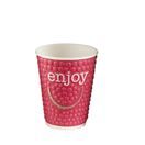 Huhtamaki Enjoy Double Wall Disposable Hot Cups 225ml / 8oz additional 5