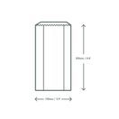 Vegware VGLW4 Compostable Glassine Hot Food Bags With NatureFlex Window Small additional 5