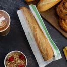 Vegware VGLW4 Compostable Glassine Hot Food Bags With NatureFlex Window Small additional 2