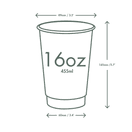 Vegware VDW-16 16oz Double Wall Brown Kraft Cup - Custom Print additional 8