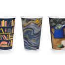 Vegware VDW-16 16oz Double Wall Brown Kraft Cup - Custom Print additional 6
