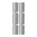12" Silver Fleur De Lys Christmas Crackers - O Contents C242-SVF-O additional 1