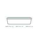 Vegware SBC-16 16oz/500ml Rectangular Black Paper Food Container additional 3