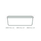 Vegware SBC-24 24oz/750ml Rectangular Black Paper Food Container additional 3