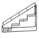 Olympia Syrup Bottle Stand Black Wire - 400x105x320mm additional 5