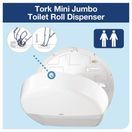 Tork White Mini Jumbo Toilet Roll Dispenser additional 2