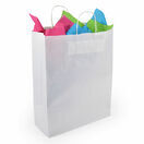 Medium Paper Carrier Bags Twist Handle White 32cm x 41cm x 12cm additional 1