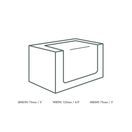 Vegware VWBLMT Bloomer Sandwich Kraft Carton additional 3