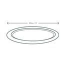 Vegware P020NW 10in Bagasse Oval Plate P020 additional 2