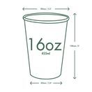 Vegware 16oz White Hot Cup, 89-Series - LV-16 additional 3