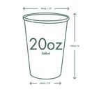 Vegware 20oz White Hot Cup, 89-Series - LV-20 additional 3