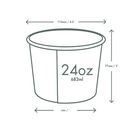 Vegware SC-G24 24oz Soup Container, 115-Series additional 3