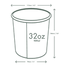 Vegware 32oz Soup Container, 115-Series - SC-32 additional 3