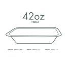 Vegware 42oz/1200ml Gourmet Base (Fits Lid 5) - V5-GB42 additional 3