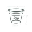 Vegware 5oz PLA Cold Cup, 76-Series - R150Y-VW additional 3