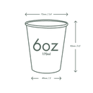 Vegware 6oz White Hot Cup, 72-Series - LV-6 additional 3